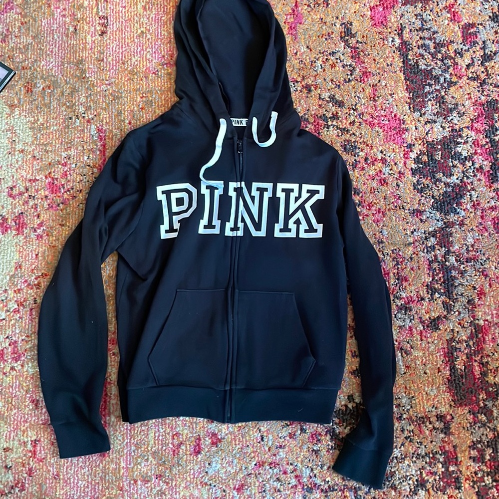 Pink Victoria’s Secret hoodie